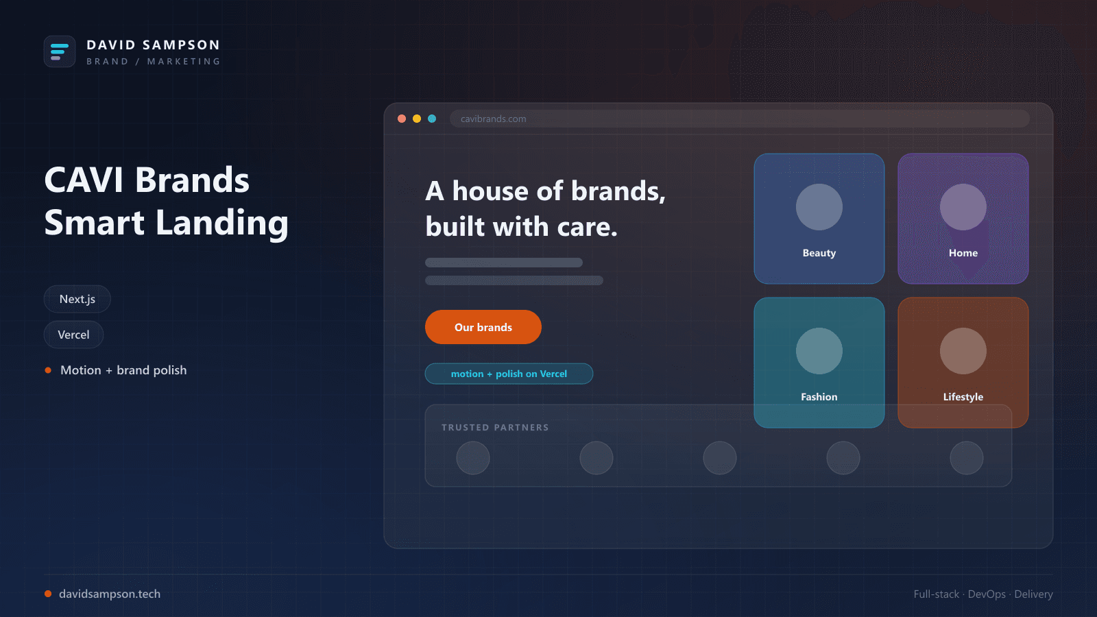 CAVI Brands — Smart Landing Page